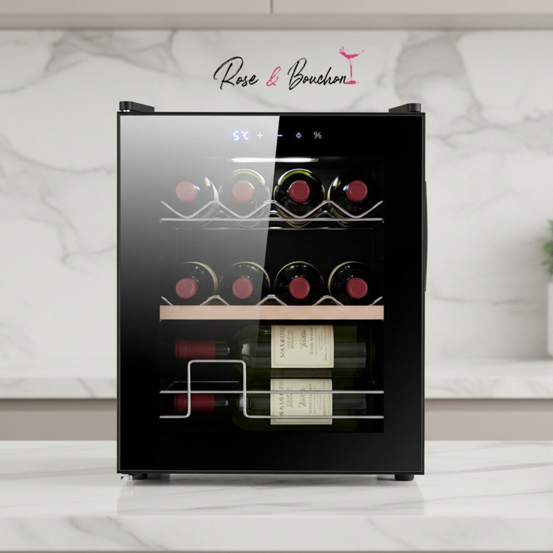Cave à vin 15 bouteilles Compressor system-Rose et bouchon
