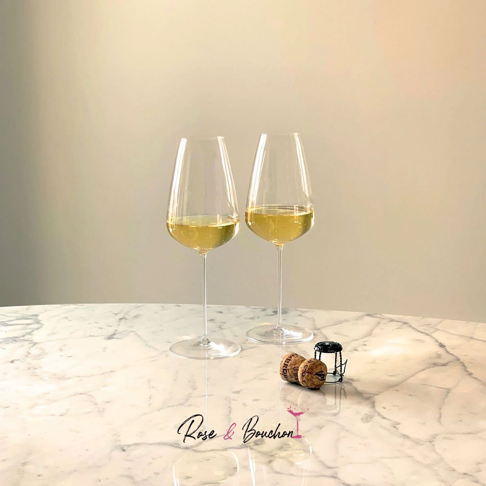 Verre à vin blanc et champagne en cristal de la gamme STEM  (Pack de 2) - Vue 2