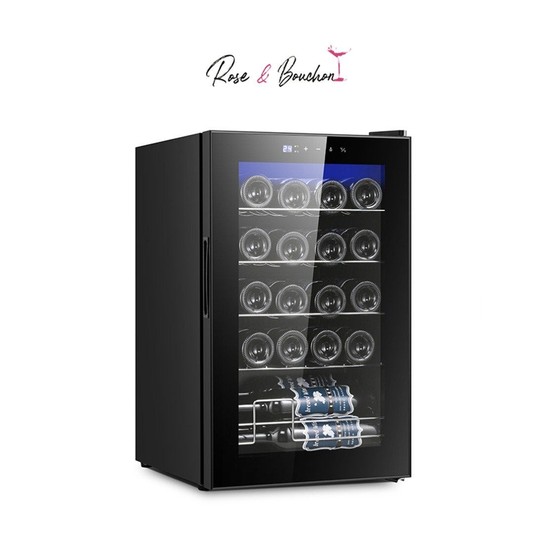 Cave à vin – 20 bouteilles Compressor system-Rose et bouchon